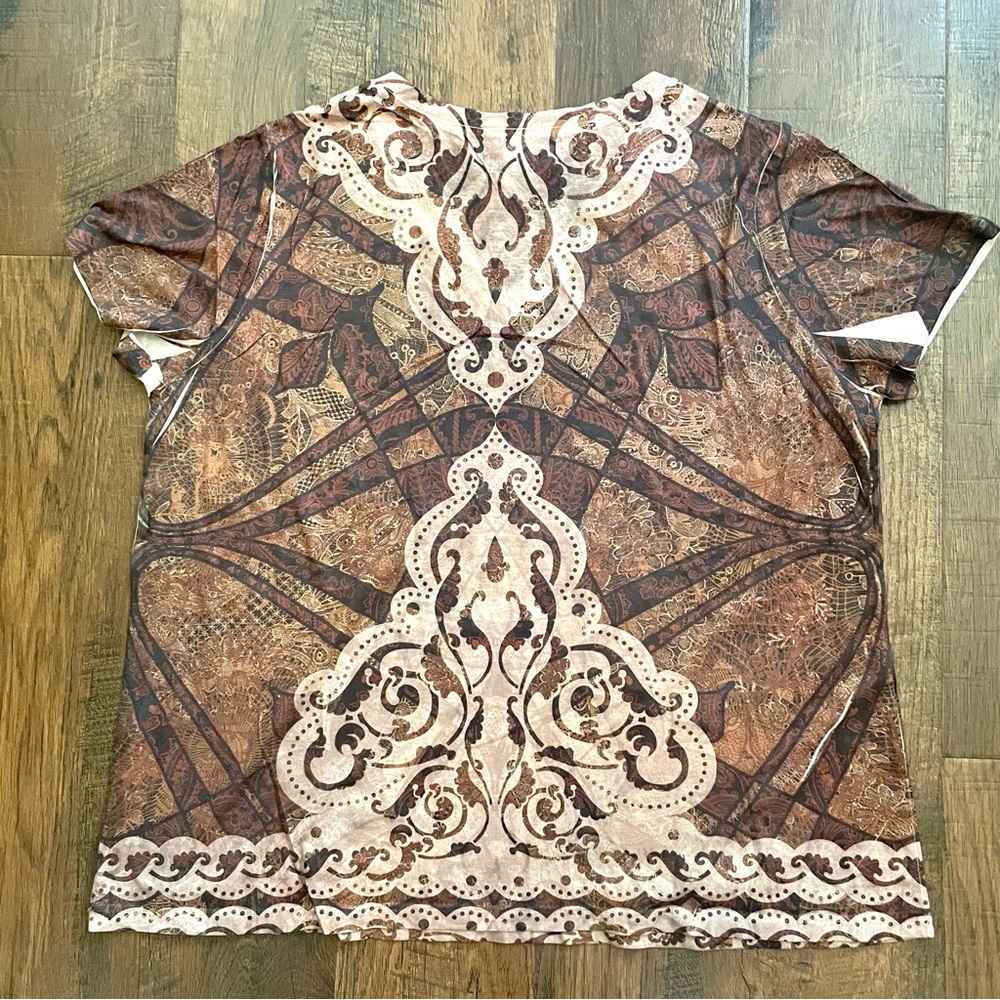 APPROPRIATE BEHAVIOR boho plus size 2X top (18W-20W) - Picture 3 of 8